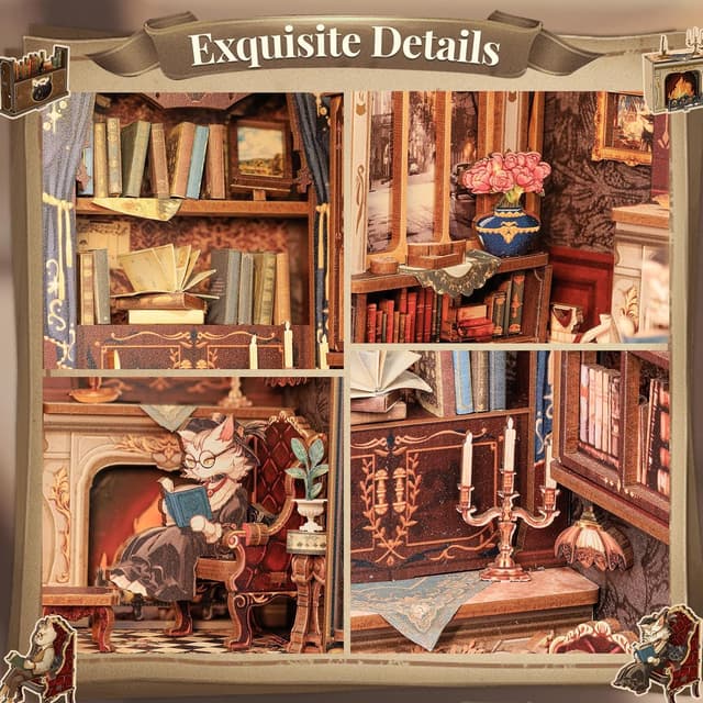 Thumbnail 3 de CUTEBEE Premium Bücherregal Diorama