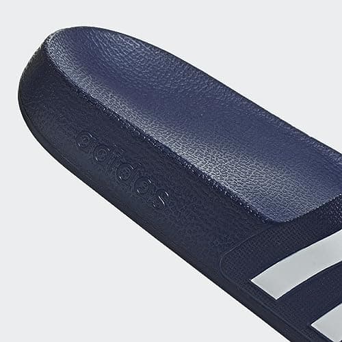 Thumbnail 6 de adidas Adilette Aqua Slides unisex de secado rápido (Dark Blue/Cloud White), talla 40.5