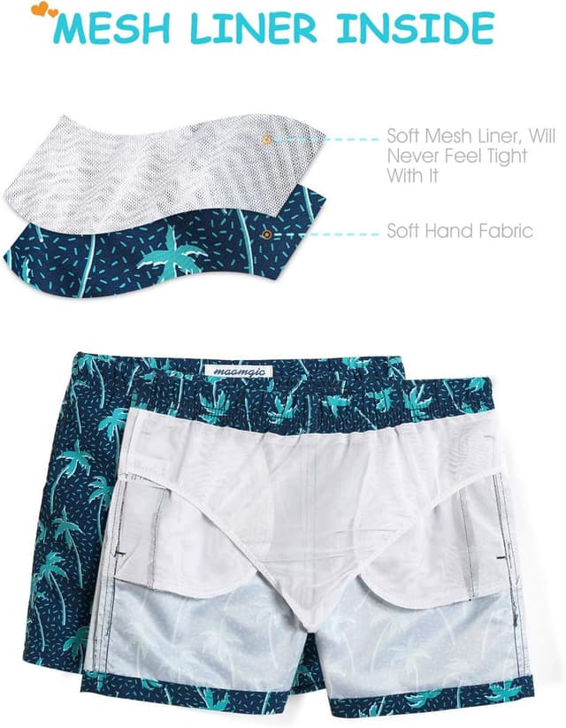 Detalle 2 de MaaMgic Jungen Badeshorts schnelltrocknend