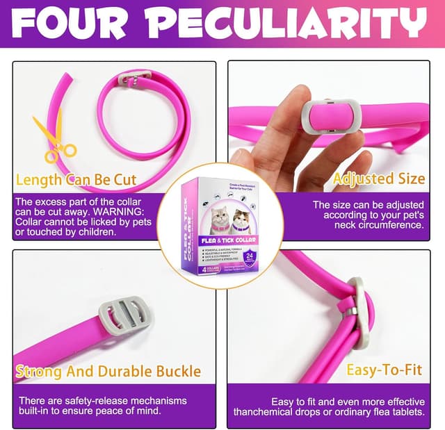 Detalle de Zecken-Flohband Katze 24 Monate Schutz