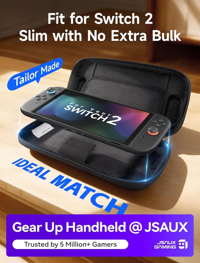Thumbnail 5 de JSAUX Slim Carrying Case for Nintendo Switch 2 12-Slot