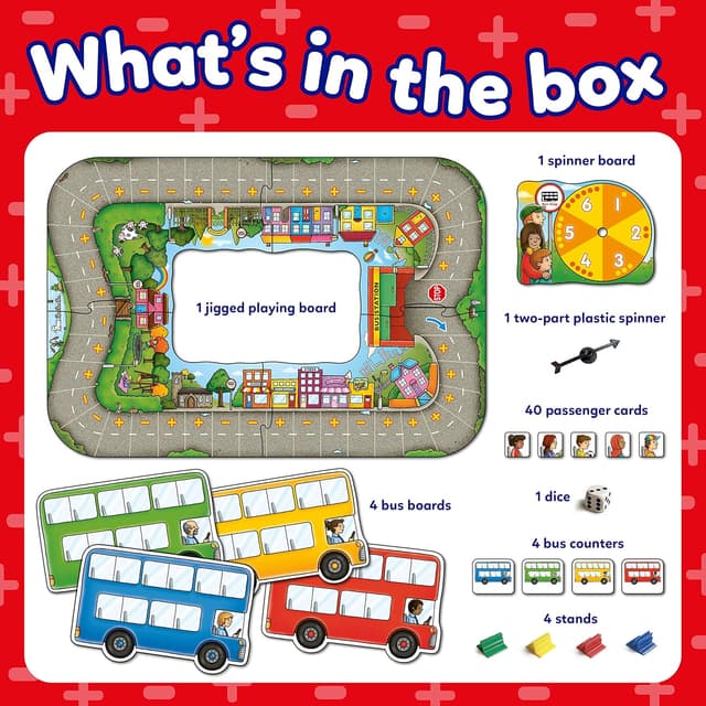 Detalle de Orchard Toys Bus Stop Game for ages 4-8