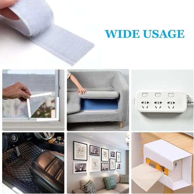 Thumbnail 4 de AIQInu Feltro Adesivo Forte 30mm 8M