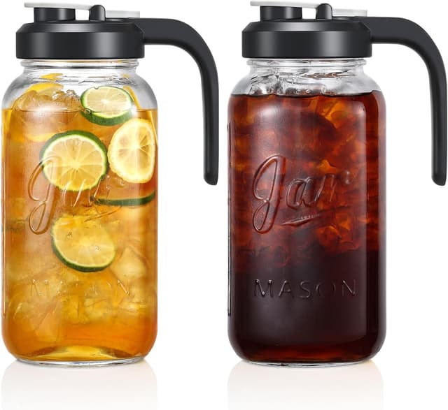 Thumbnail 6 de AOZITA 64 oz Glass Pitcher with Filter Lid 🥤