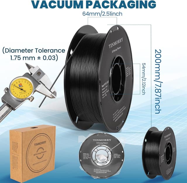 Thumbnail 1 de TINMORRY Rapid Eco 1 kg PETG-Filament