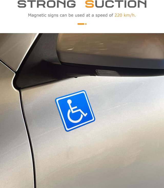 Thumbnail 3 de Flaconi Behinderten Aufkleber Auto 2 Stück