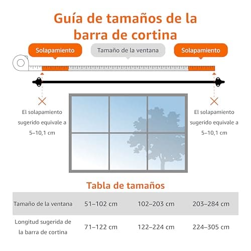 Thumbnail 2 de Amazon Basics Tringle à rideaux extensible de 122 à 224 cm – Bronze