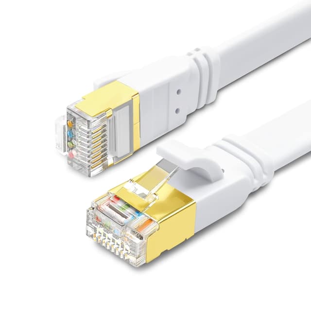 Detalle de Yauhody CAT8 Ethernet Cable 3m — flat 40Gbps