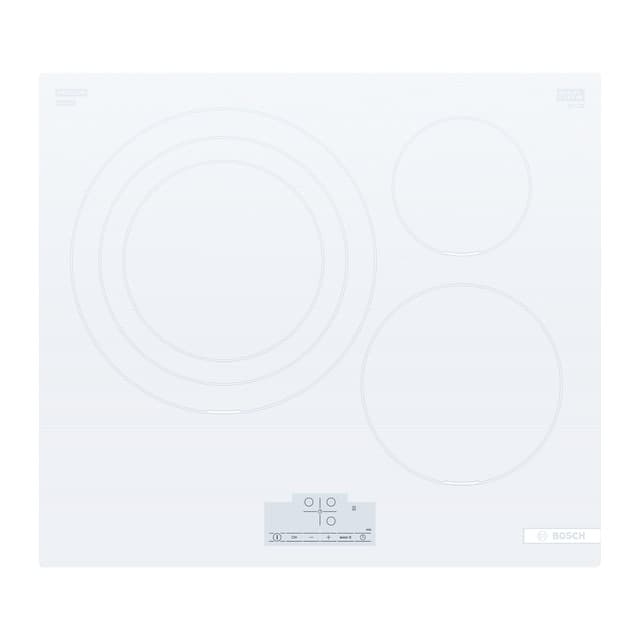 Detalle de Bosch PID612BB1E placa de inducción 3 zonas