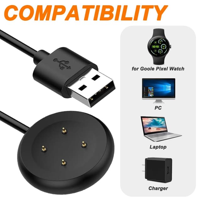 Thumbnail 2 de Xiatiaosann USB Magnetkabel Pixel Watch 2/3