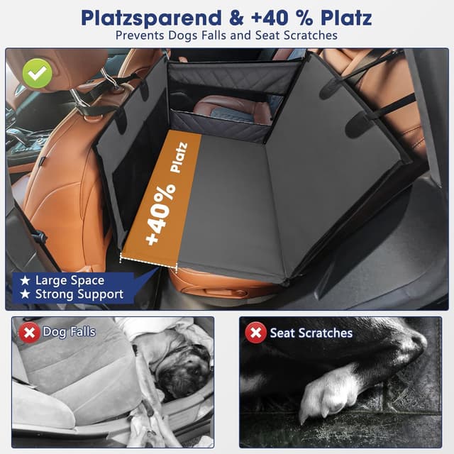 Detalle de MIXJOY Hunde Autositz 73x56 cm