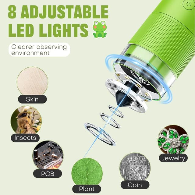 Detalle de Umisu 1000X digital microscope 1000X