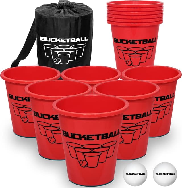 Thumbnail 6 de BucketBall Original Party Pack — portable outdoor yard game with inflatable racks and lifetime warranty