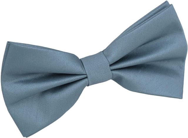 Detalle de DQT Plain Shantung Wedding Tuxedo Pre-Tied Bow Tie for Men