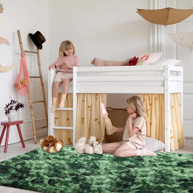 Thumbnail 2 de SOANNY Hochflor Teppich 120x180 Grün