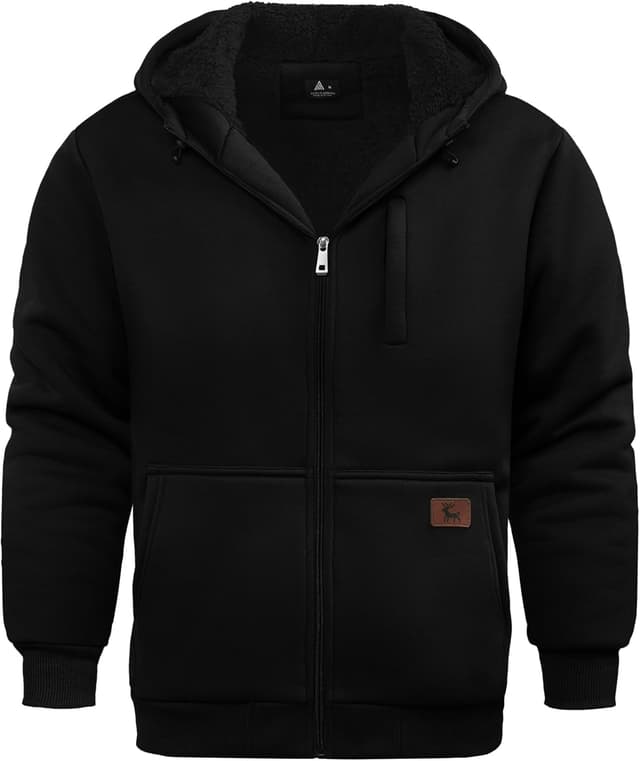 Detalle de GEEK LIGHTING Heavyweight Sherpa Lined Hoodie