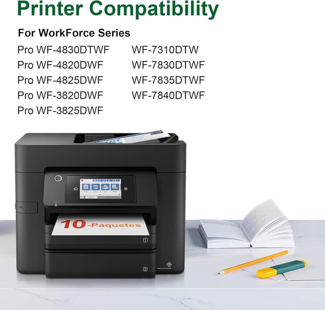 Detalle 2 de Denvoer Ersatz für 405XL Multipack (4x Schwarz, 2x Cyan, 2x Magenta, 2x Gelb) kompatibel zu Epson 405XL für WorkForce Pro