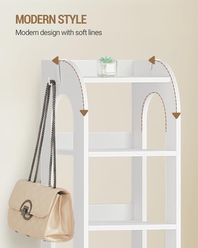 Thumbnail 4 de Hzuaneri Étagère à Chaussures 9 niveaux 151,5 cm