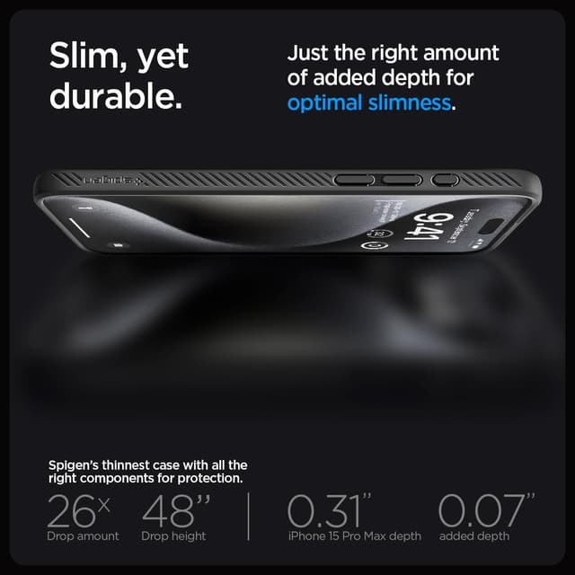 Thumbnail 5 de Spigen Liquid Air iPhone 15 Pro Max Case
