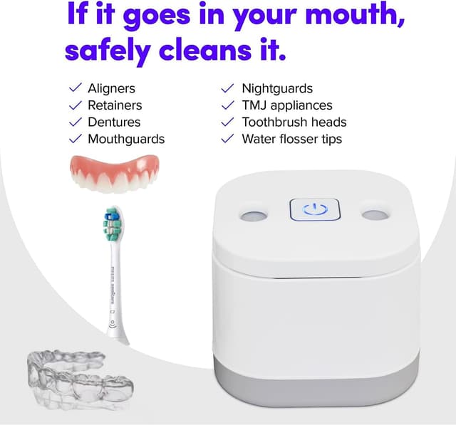 Detalle 2 de ANIREPUR Pulitori a ultrasuoni con luce UV per dentiere, bite e piccoli oggetti