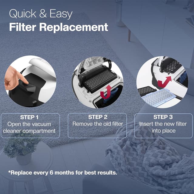 Thumbnail 6 de Miele S8340 3 HEPA filters for vacuum cleaners