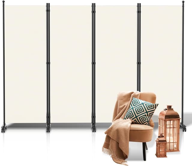 Imagen de Fiqops Biombo exterior 228 cm beige en OfertitasTOP