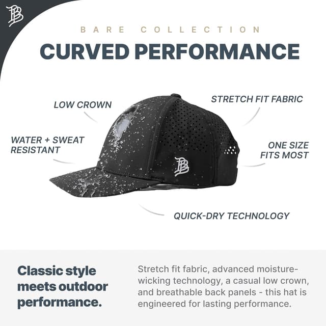 Detalle de Branded Bills Officially Licensed NCAA Arizona Wildcats Curved Performance Mascot Cap (Low Crown, Adjustable Velcro)