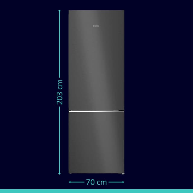 Detalle de Siemens KG49N4XAF frigorífico combi 203 cm