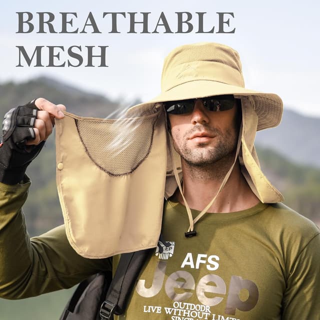 Detalle 1 de ehsbuy Fischerhut Herren Mesh 3,7 Zoll