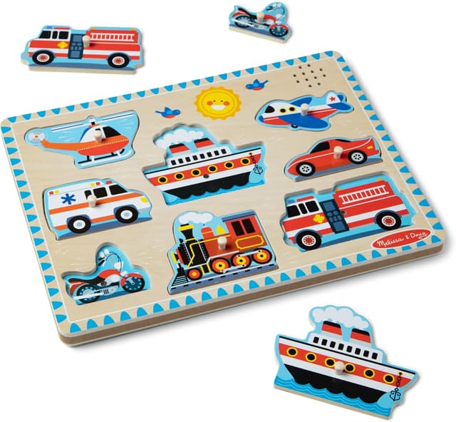 Detalle 2 de Melissa & Doug sound puzzle 8 pcs