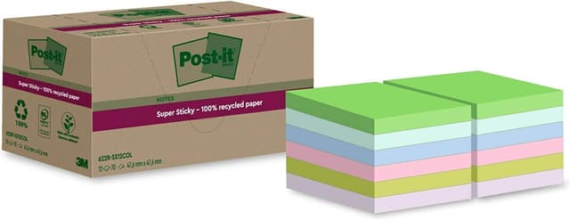 Detalle 2 de Post-it Foglietti Super Sticky Riciclati 70 fogli 🗒