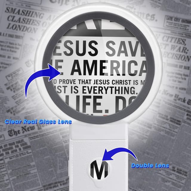 Thumbnail 5 de KIBTOY Lupe mit 18 LEDs 3,2 Zoll