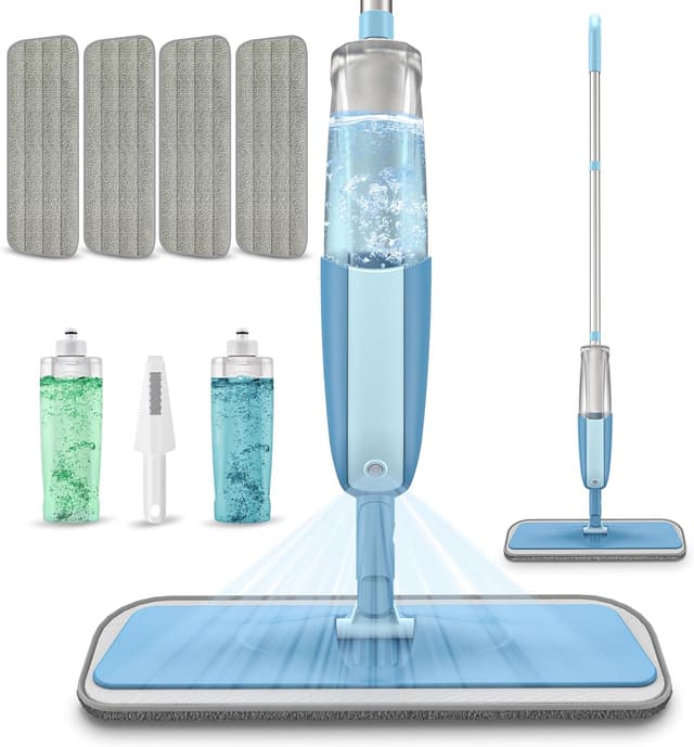 Imagen de MEXERRIS Microfibre Spray Mop with 4 Pads 🧹 en OfertitasTOP