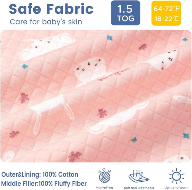 Detalle 2 de Baby sleeping bag 1.5 tog with legs