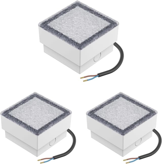 Imagen de ledscom.de 3 pezzi LED pavimentazione 10 x 10cm en OfertitasTOP