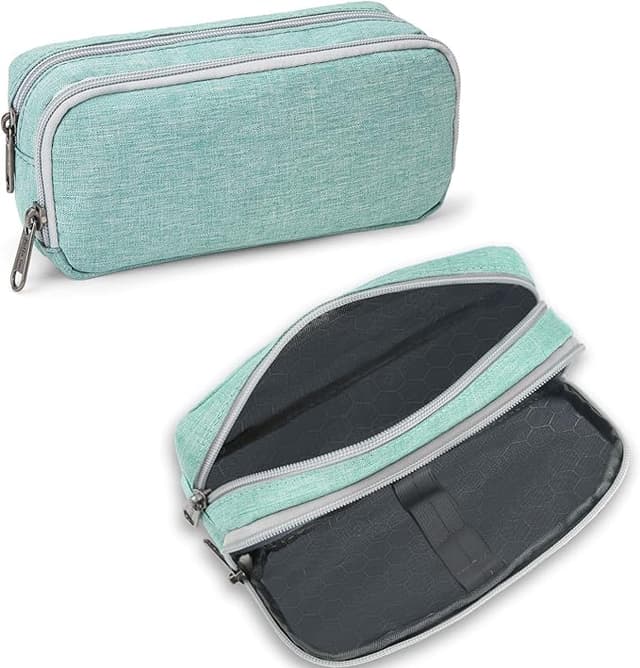 Imagen de Della Gao Estuche Grande con 2 Compartimentos para Oficina en OfertitasTOP