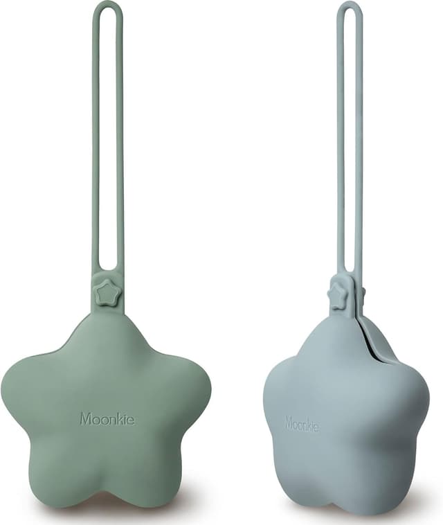 Imagen de Moonkie Dummy Case 2 Pack pacifier holder en OfertitasTOP