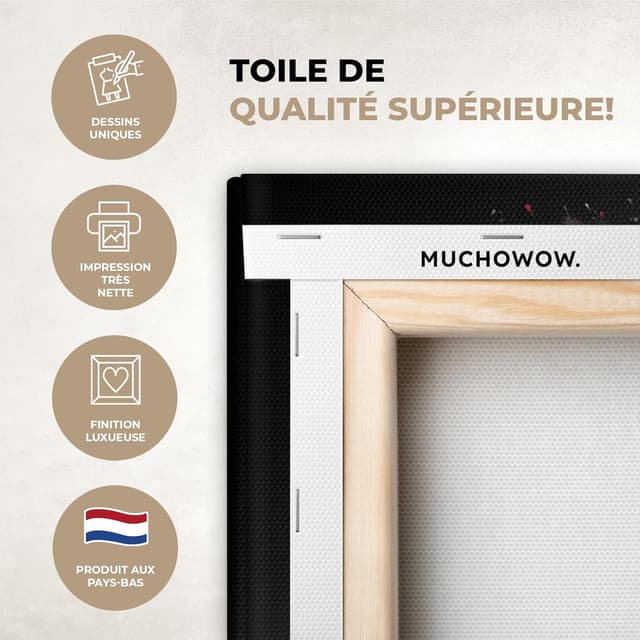 Detalle de MuchoWow Impression sur Toile 40x30 cm