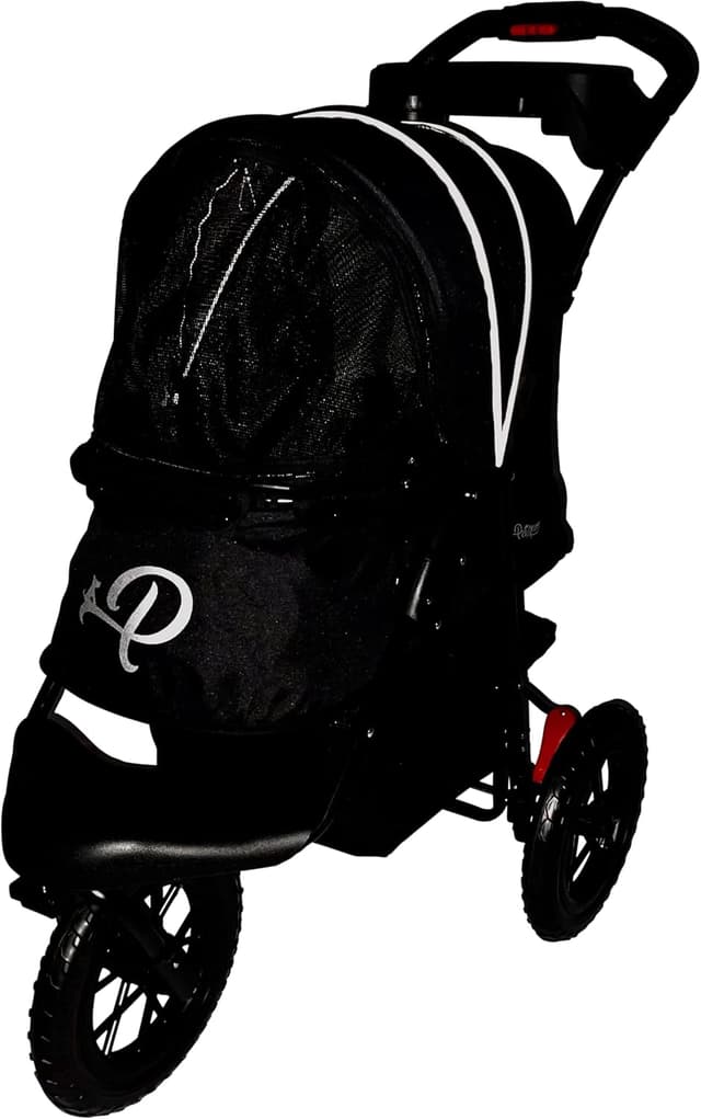 Detalle de PETIQUE Chinook Black Luxury Dog Stroller 23kg