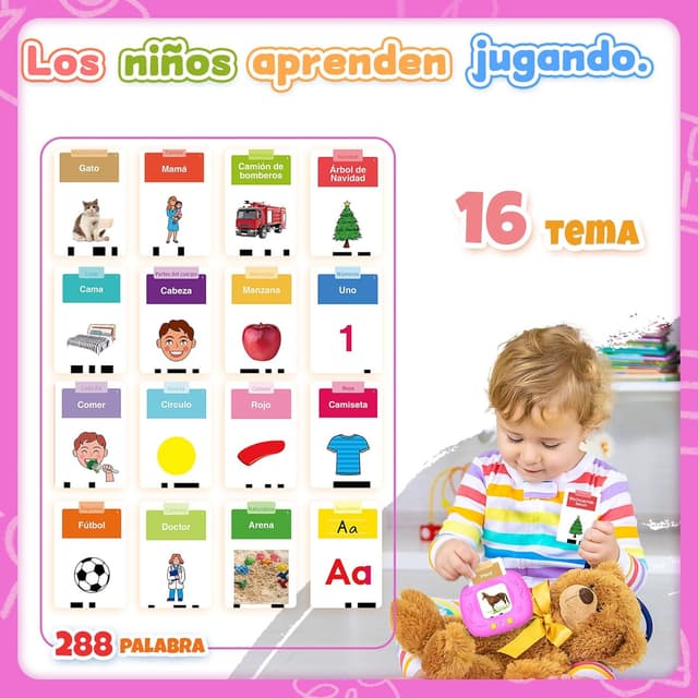 Thumbnail 1 de HOMESTEC Tarjetas Flash Parlantes 144 cartas