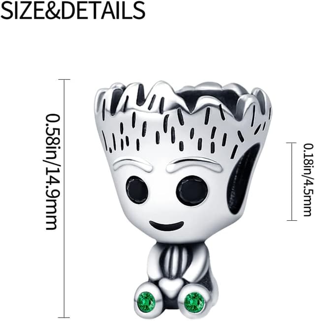 Detalle de TINSLO ciondolo argento 925 con zirconi