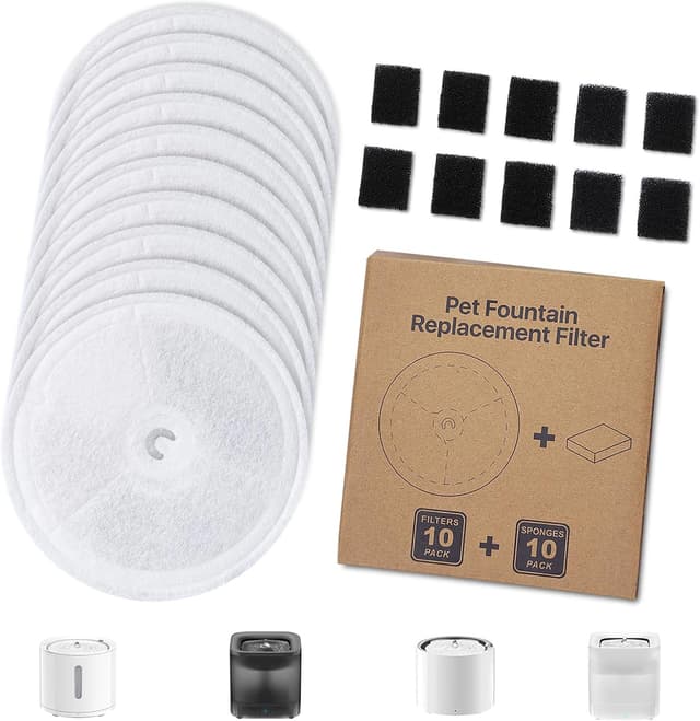 Detalle de Replacement cat fountain filters 20 pack
