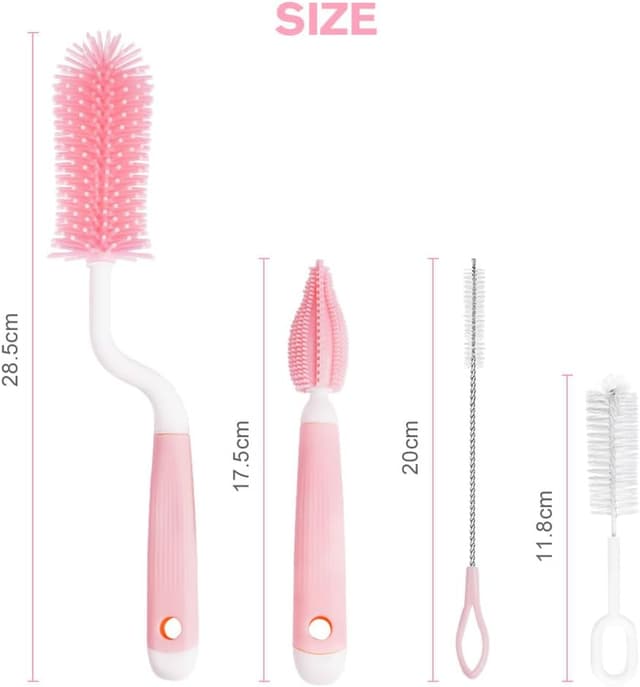 Detalle 2 de Vicloon baby bottle brush set 3PCS