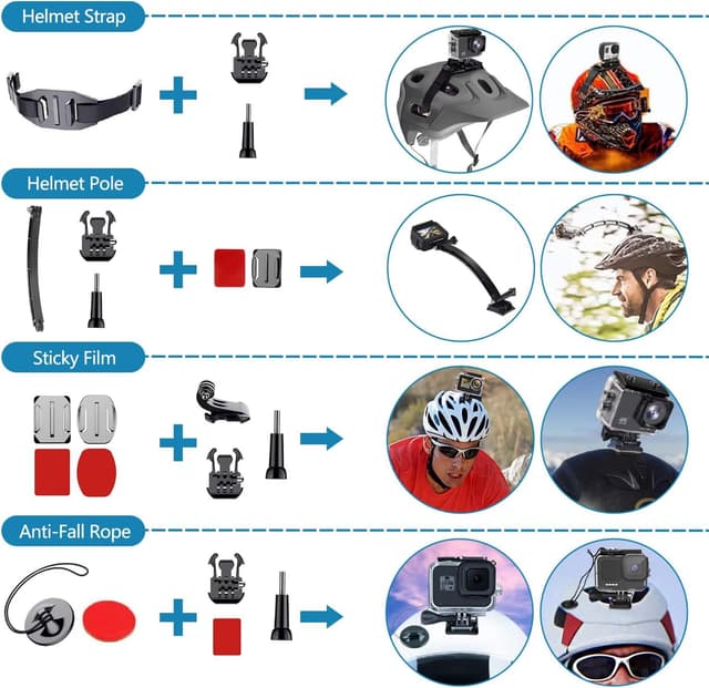 Thumbnail 5 de GoPro 65‑in‑1 Zubehörset für Hero 12/11/10/9 Black