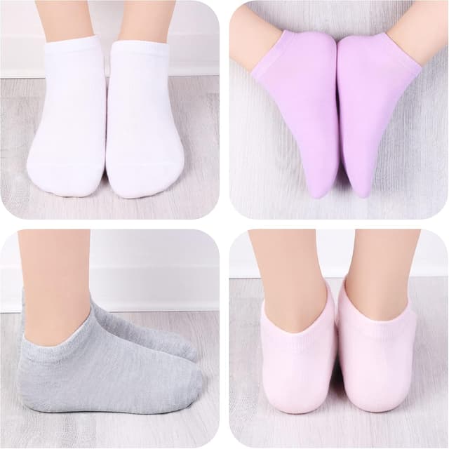 Detalle de Libella calzini da ginnastica per bambini (12 paia) a pois e righe colorati