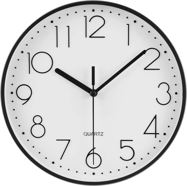 Imagen de Topkey 9" Silent Wall Clock 9 in en OfertitasTOP