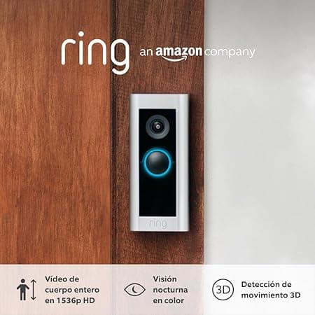 Imagen de Ring Video Doorbell Pro 📹 Timbré con cámara 1536p y detección 3D en OfertitasTOP