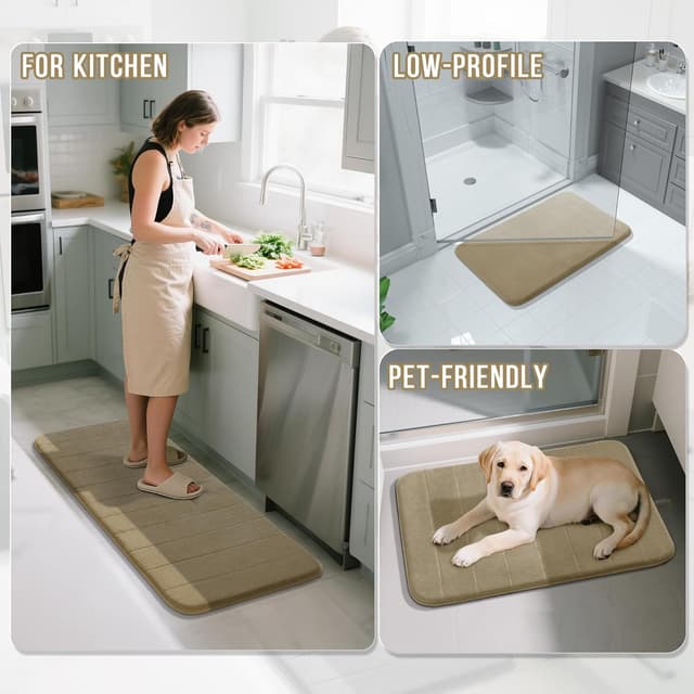 Thumbnail 5 de Yimobra memory foam bath mat 92 x 61 cm