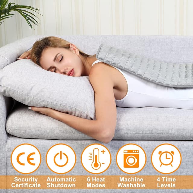 Detalle de Electric Heating Pad 12 x 24, 6 Heat Levels ♨