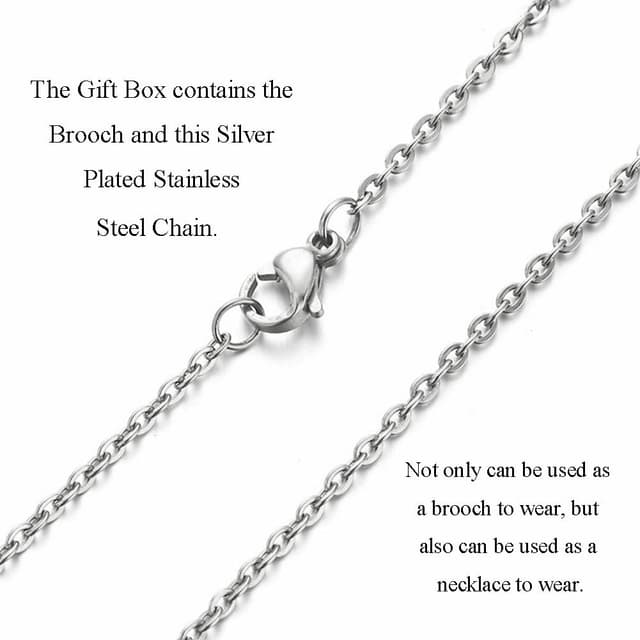 Thumbnail 5 de Deyanse Brosche Damen Blumen 7,1 cm